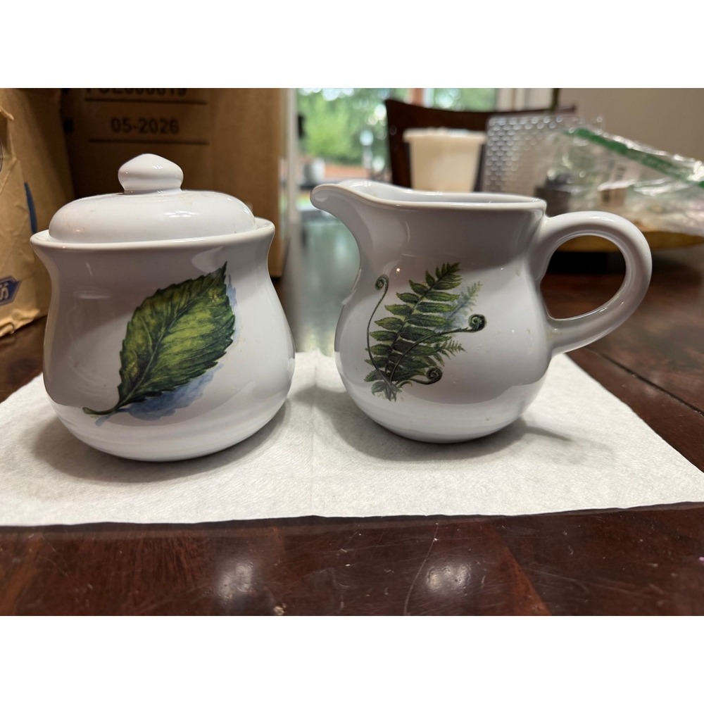Vintage Cracker Barrel Ivy Condiment Set